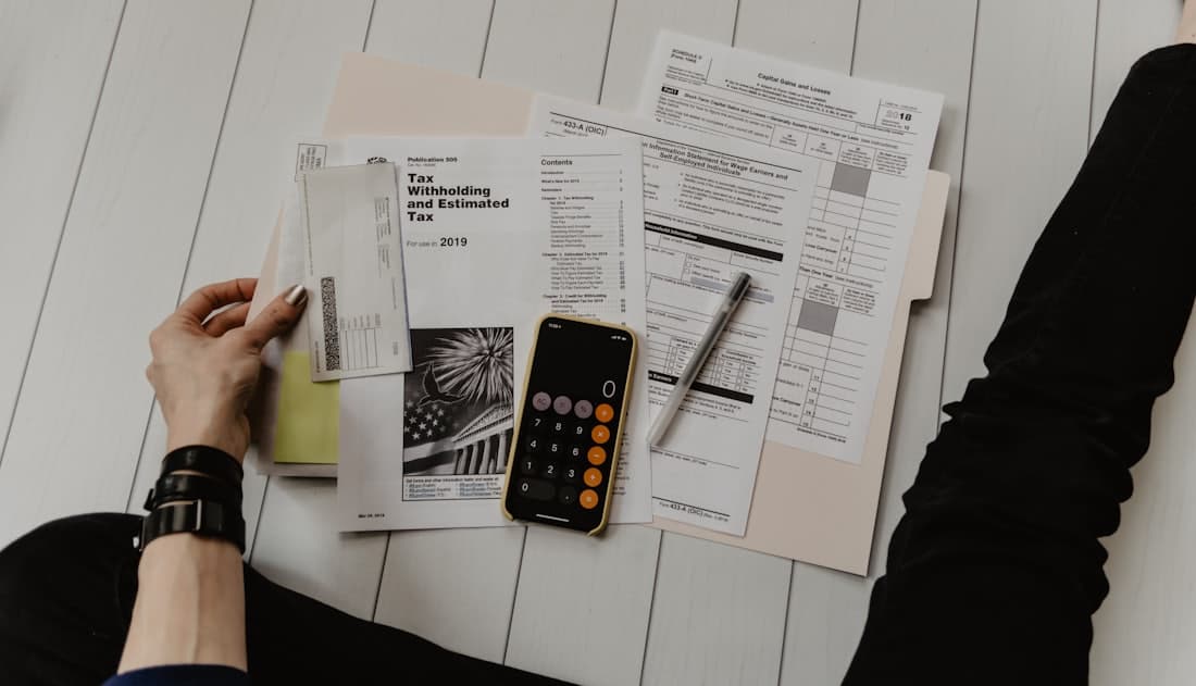 Federal tax returns and workpapers being organized for digitization