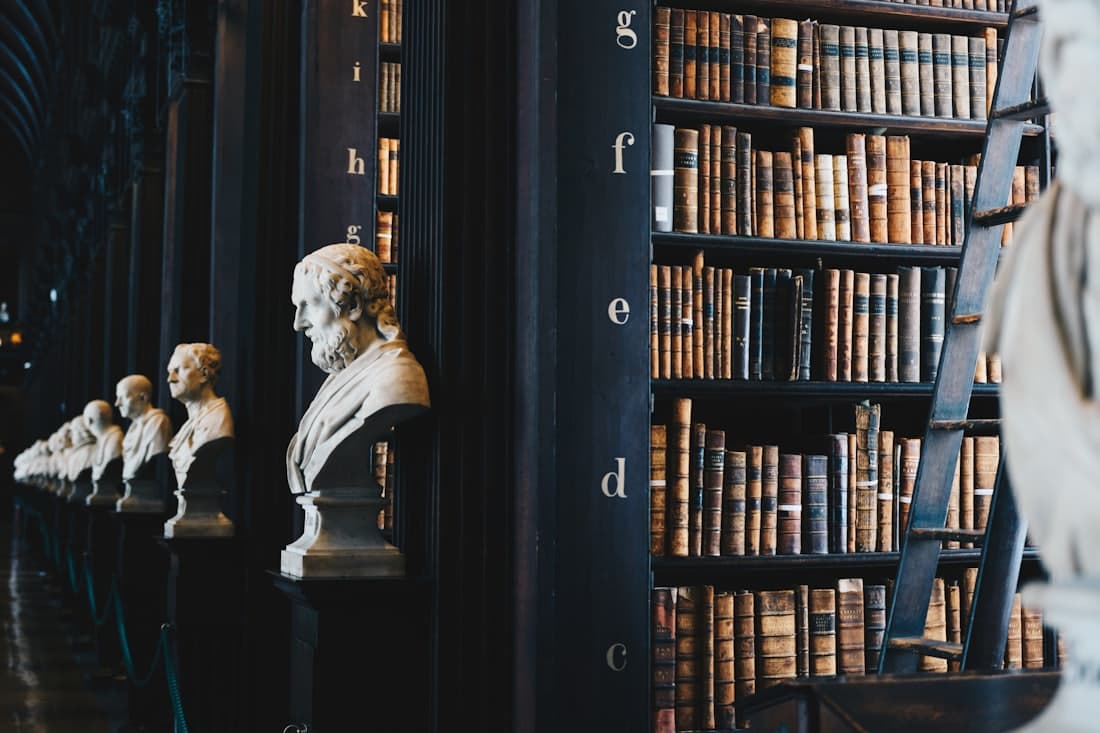A law firm archive of bound volumes and closed matter files